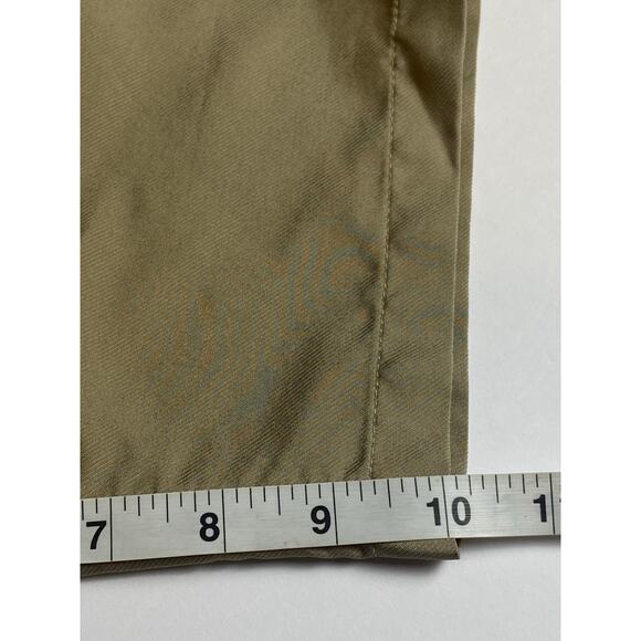 Hurley Boys Khaki Nike Dri Fit 10-inch Inseam Flat Front Shorts Size 20 - Picture 8 of 10